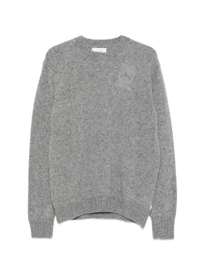 Nn07 Crew-neck Knitted Sweater In Gray