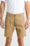 Nn07 Crown Cotton Blend Shorts In Khaki