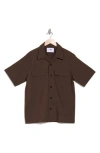Nn07 Brown Daniel 1680 Shirt In Slate Brown