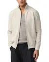 Nn07 Danny Full Zip Ribbed Sweater In Neutral