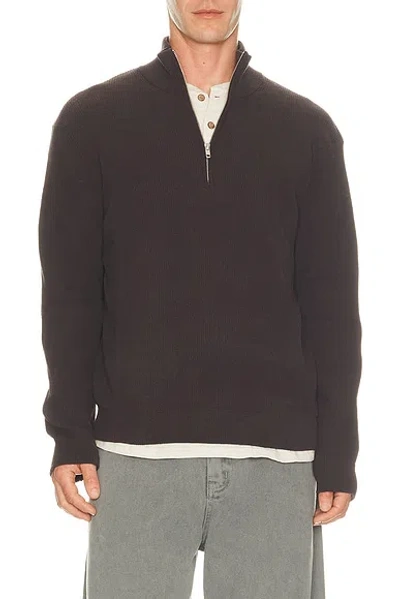 Nn07 Danny Half Zip 6429 In Brown