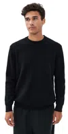 Nn07 Danny Lightweight Sweater Black In Black