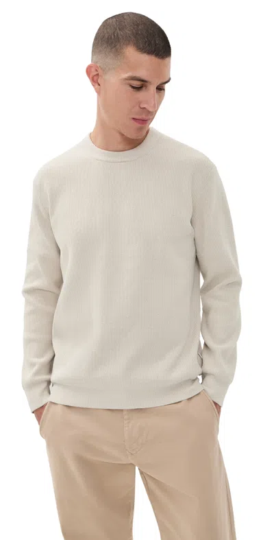 Nn07 Danny Lightweight Sweater Ecru In White