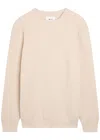 Nn07 Davy 6429 Ribbed Mock Neck Sweater In White