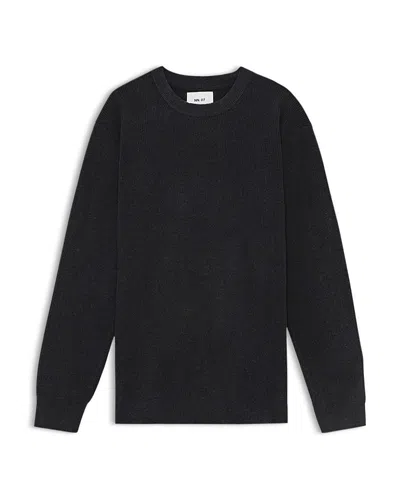 Nn07 Danny Ribbed Sweater In Charcoal