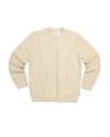 Nn07 Davy 6429 Ribbed Mock Neck Sweater In Ecru