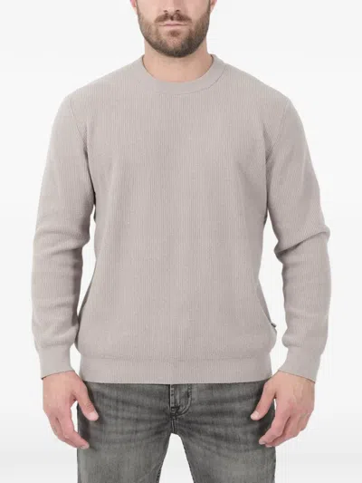 Nn07 Round-neck Sweater In Gray