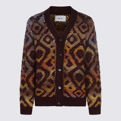 NN07 DARK BROWN AND RED KNITWEAR