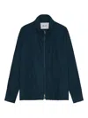 Nn07 Dave Zip-front Jacket In Blue