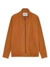 Nn07 Dave 1080 Organic Cotton-shell Bomber Jacket In Brown