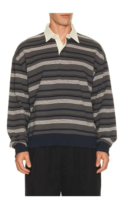 Nn07 David Polo 30043 In Grey Stripe