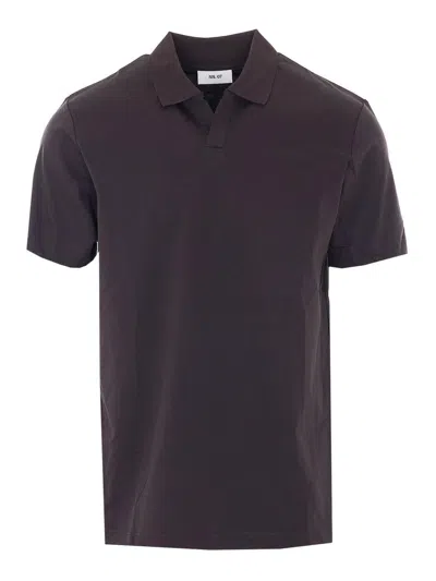 Nn07 Deep Truffle Paul Polo In Black