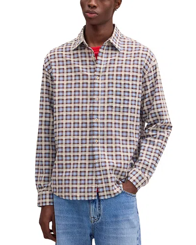 NN07 NN07 DEON PATTERNED POCKET SHIRT