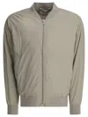 Nn07 Nn.07 "dixon" Bomber Jacket In Gray