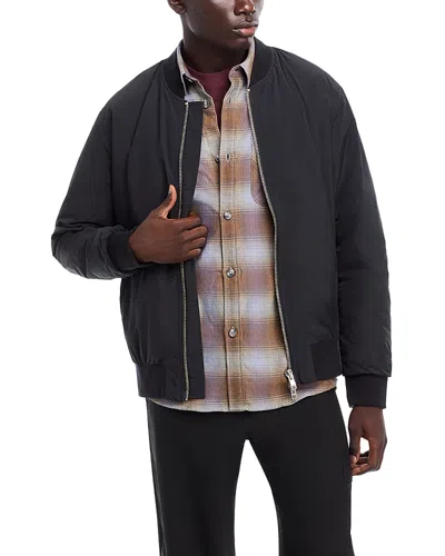 Nn07 Dixon Regular Fit Bomber Jacket In Black