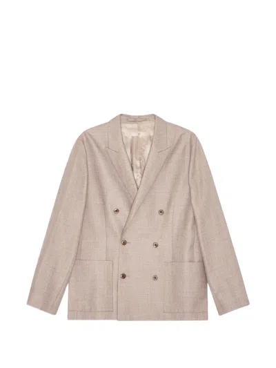 Nn07 Double-breasted Patch Blazer In Pink