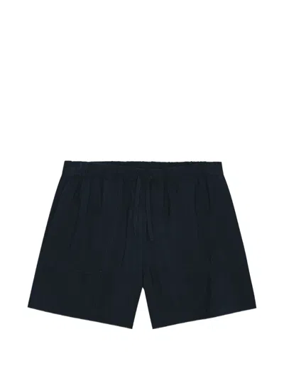 Nn07 Drawstring Panelled Shorts In Blue