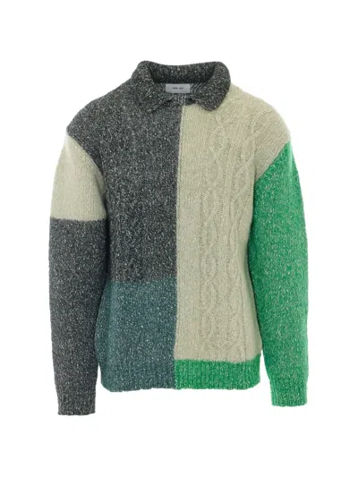 Nn07 Earling Cable-knit Sweater In Neutral