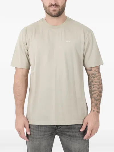 Nn07 Embroidered Logo T-shirt In Neutral
