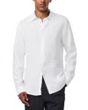 Nn07 Enzo Regular Fit Linen Shirt In White