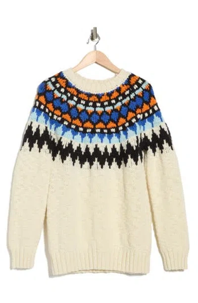 Nn07 Felix Nordic Wool Sweater In Neutral