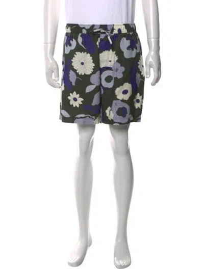 Pre-owned Nn07 Floral Print Shorts In Multicolor
