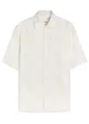 Nn07 Freddy 5715 Short Sleeve Button-up Shirt In White