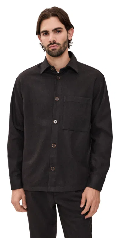 Nn07 Freddy Overshirt Brown Stripe