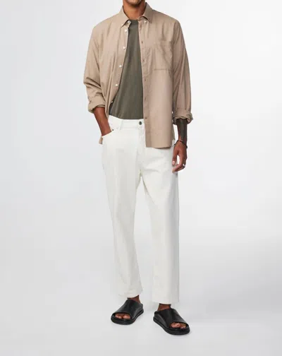 Nn07 Frey Tapered Leg Jeans In Ecru In Multi