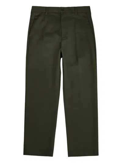 Nn07 Front Pockets Trousers In Green