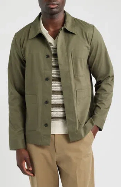 Nn07 Gabe 1920 Organic Cotton Jacket In Capers