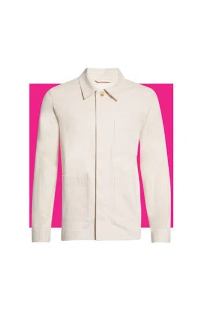 Nn07 Gabe 1920 Organic Cotton Jacket In Neutral