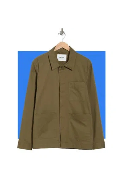 Nn07 Gabe 1920 Organic Cotton Jacket In Green