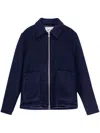 Nn07 Gael Jacket In Blue