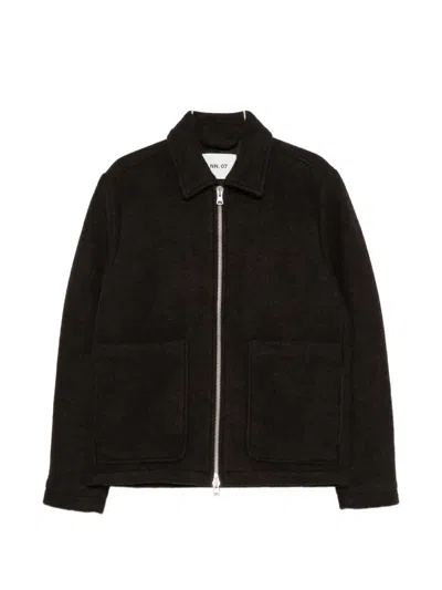 Nn07 Gael Zip-up Jacket In Black