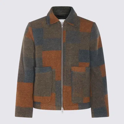 NN07 NN.07 MULTICOLOR WOOL GAEL CASUAL JACKET