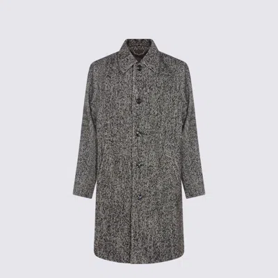 NN07 NN.07 GREY WOOL FRANCO COAT