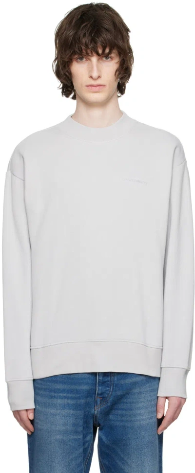Nn07 Gray Briggs 3503 Sweatshirt In Harbor Mist