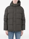Nn07 Green Puffer Coat In Green