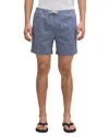 Nn07 Gregor 1154 Drawstring 6.3 Shorts In Blue