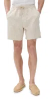 Nn07 Gregor Drawstring Linen Shorts 6.25 Oat