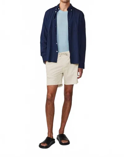 Nn07 Gregor Regular Shorts In Vanilla In Blue