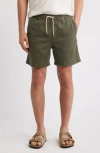 Nn07 Gregor Pull On Shorts 5.5 Capers In Green