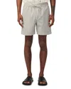 Nn07 Gregor Straight-leg Striped Cotton-blend Drawstring Shorts In Green