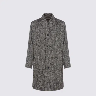 NN07 GREY WOOL FRANCO COAT