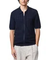 Nn07 Gustav 6636 Regular Fit Short Sleeve Zip Front Sweater