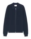 Nn07 Gustav Long Sleeve Zip Sweater In Blue