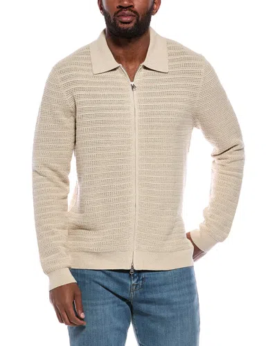 Nn07 Nn.07 Gustav Zip Sweater In Neutral
