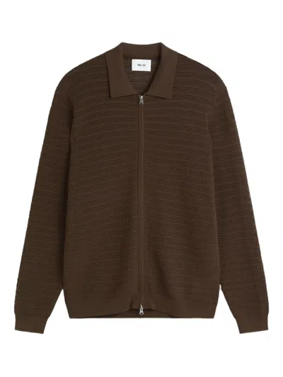 NN07 GUSTAV ZIP-UP SWEATER