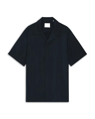 Nn07 Hank 5971 Regular Fit Camp Shirt In Black